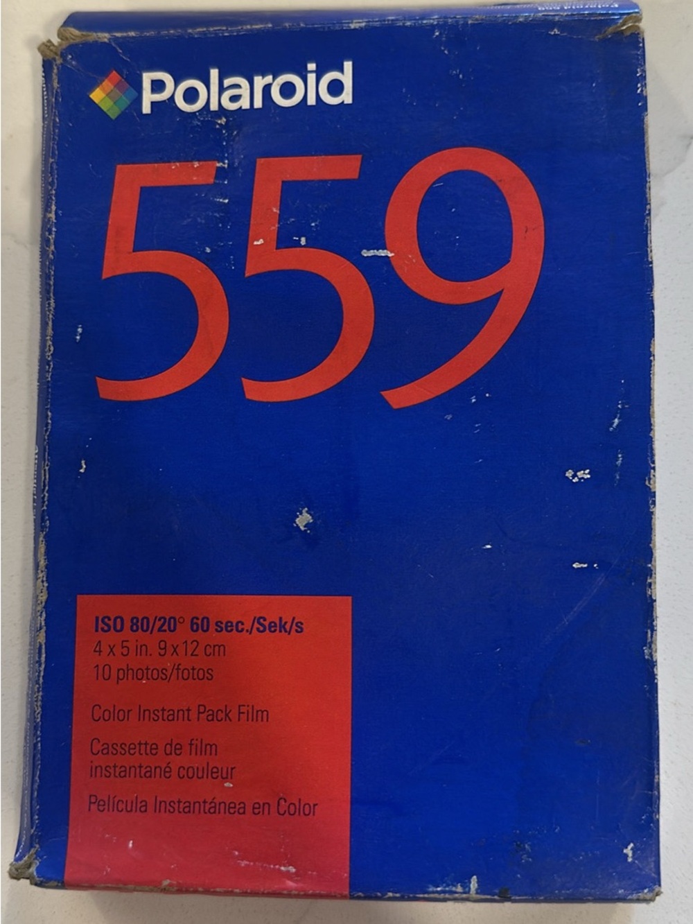 Discontinued Polaroid 559 Color Instant Pack Film